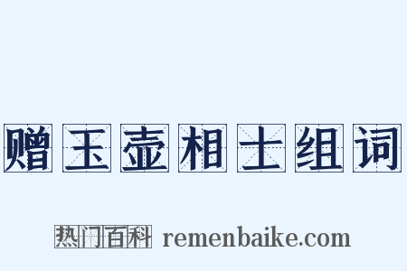 赠玉壶相士组词是什么意思的图片